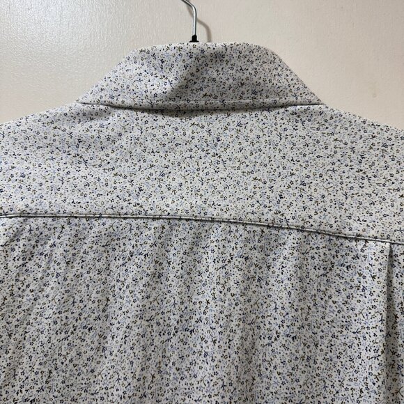 2/$30 ZNT18 Button Down Shirt Mens 16.5 32/33 Soft Stretch Office Casual Preppy - Picture 10 of 10